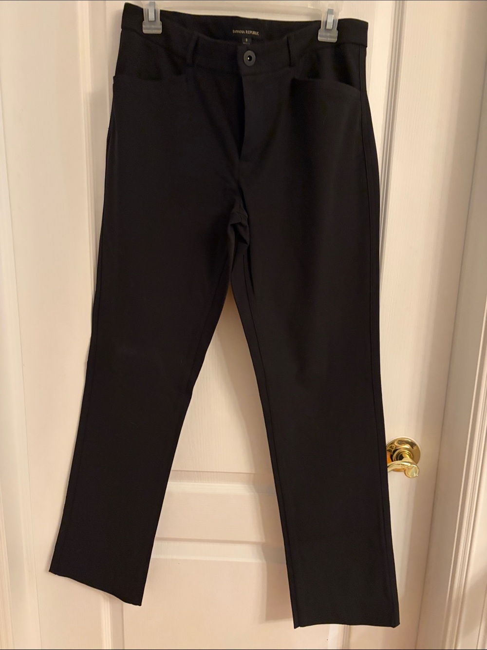 Banana Republic Women’s Black Straight-Leg Dress Pants